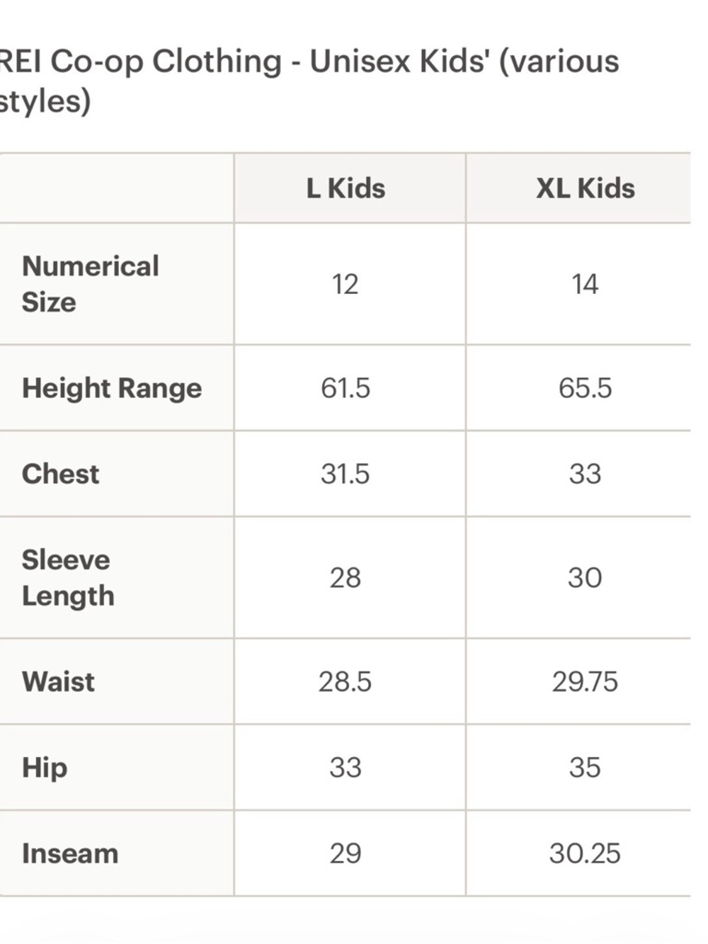 Kids REI 650 Puffer - XL, Red - Picture 13 of 13